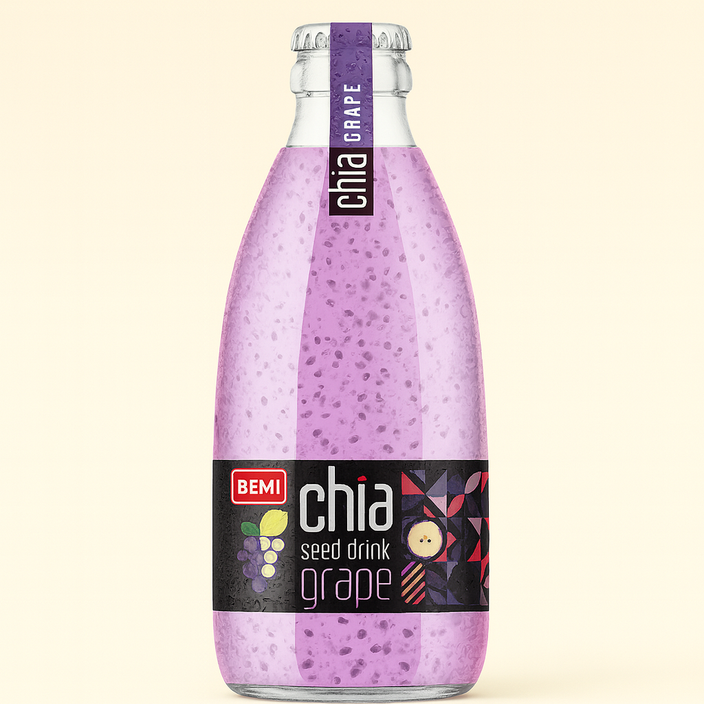 image BEMI Chia Seed Drink Grape