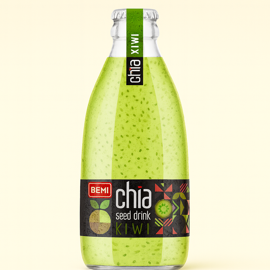 image BEMI Chia Seed Drink Kiwi