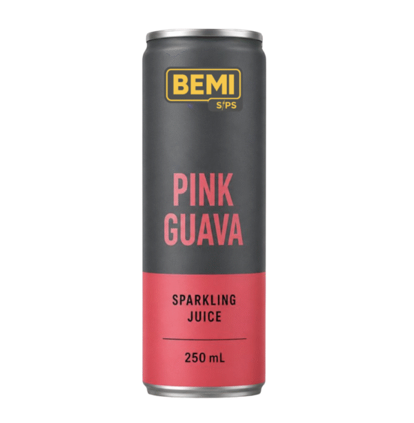BEMI Sips Sparkling Pink Guava Juice – 250ml