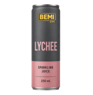 BEMI Sips Sparkling Lychee Juice – 250ml