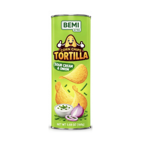 BEMI Bites Sour Cream & Onion Tortilla Corn Chips