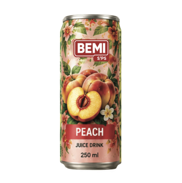 BEMI Sips Peach Juice Drink – 250ml