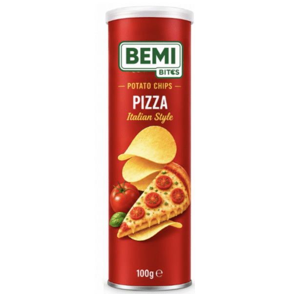 BEMI Bites Pizza Potato Chips – 100g